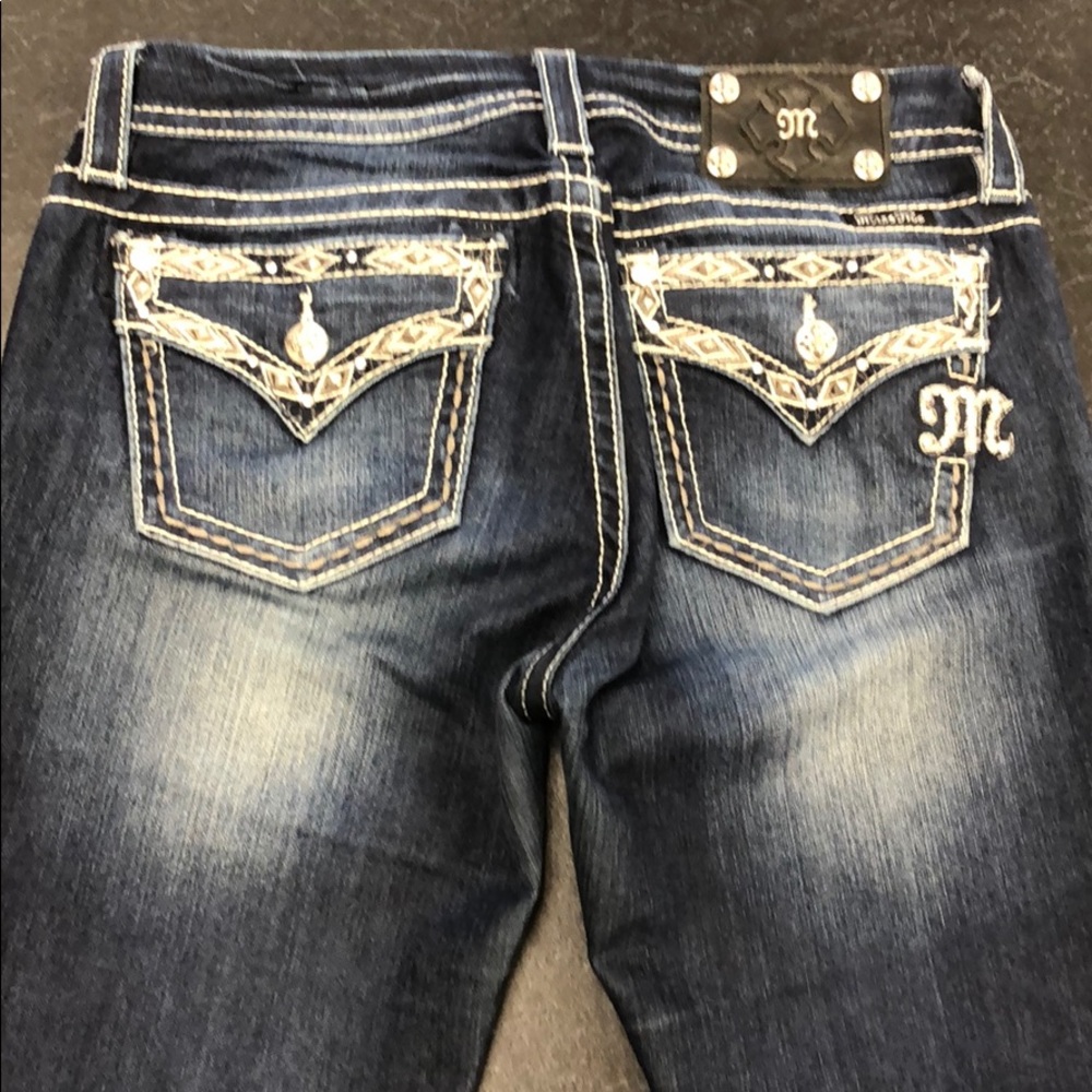 Miss Me Mid Rise Skinny 29 Faux Flaps on Pockets